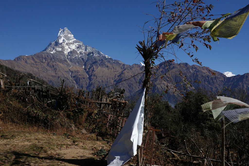 Nouvelle vue sur le Machhapuchhare